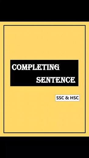 7.4K views · 25 reactions | ✨ Full Completing Sentence Note  for SSC & HSC students✨ #learnbypractice #completingsentence #englishgrammar #learnenglish #englishnotes #englishtobangla #EnglishMadeEasy #sscenglish #hscEnglish | Learn By Practice | Facebook