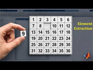 MATLAB Matrix Indexing Explained | Extract Elements, Rows and Columns