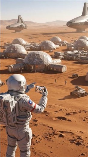 Inside Humanity’s First Mars Colony — Astronaut Shows Everything! 🚀