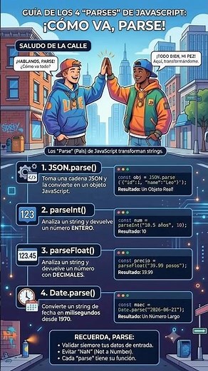 ¿Conoces los 4 métodos "Parse" esenciales en JavaScript?