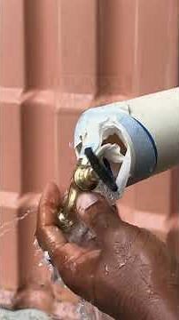 Plumber Showed the Best Technique to Install a Faucet on a Water Pipe #FloridaDIY #SmartSolution