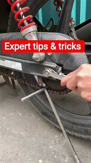 🔩 Hero Bike Chain Tight/Loose Fix | Complete Adjustment Guide#automobile