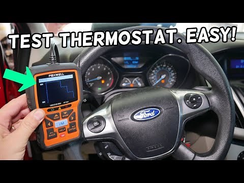 FORD FOCUS HOW TO TEST THERMOSTAT | THERMOSTAT STUCK CLOSE OR OPEN