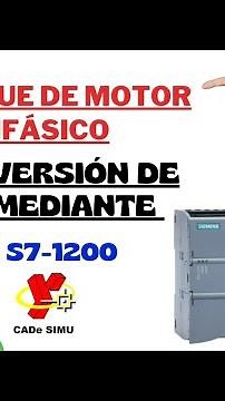 Arranque de motor trifásico con inversión de giro | Mediante PLC-S71200 | Toda la programación ⚡