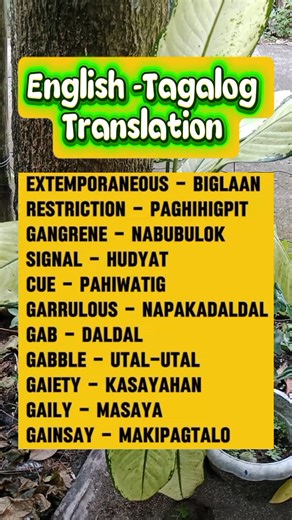 71K views · 416 reactions | English -Tagalog Translation English Learning ✨ #fblifestyle | Ivy A. Hernandez | Facebook