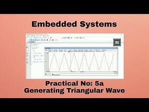 Practical 5a: Interface 8051 with D/A converter and generate Triangular wave on oscilloscope