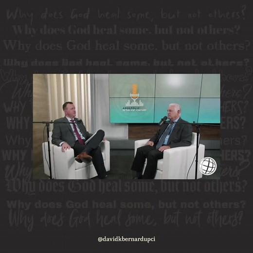 Why does God heal some, but not others? | David K. Bernard