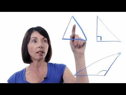 How to Classify Triangles - Acute, Obtuse, Right