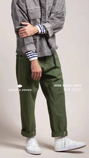 Canvas with character, fit with purpose, style with soul. ▶︎ Loose and comfortable fit ▶︎ 6 Pockets ▶︎ Dropped crotch ▶︎ Twisted seams ▶︎ Cloth-to-Cloth button waistband closure ▶︎ Button fly ▶︎ Colorful pocket sacks ▶︎ Signature grommet on coin pocket Handcrafted in small batches. | Archie & Dennis