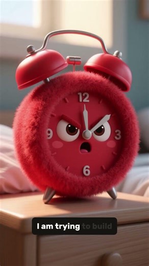 The alarm clock was tired #comedyshorts #funnyshorts #funny #aicomedy #animation #everydaycomedy