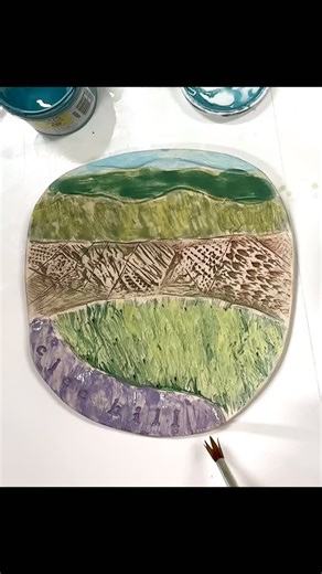 A response to Clee Hill by an artist attending My Options, part of the Accessible Viewpoints Project with @shropshirehillsnl and @shropshirecouncil #communityart #creativehealth #shropshirehills ✨✨✨ | Pneuma-Affinity CIC