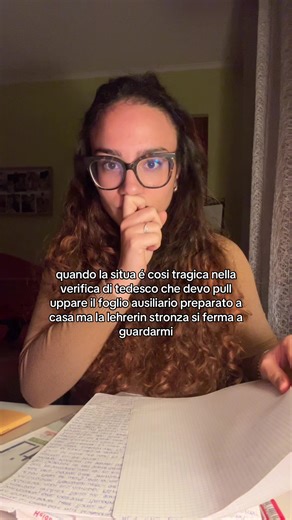 Difficoltà nella verifica di tedesco e aiuti scolastici