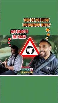 How do you think you did this roundabout? #driving #fyp