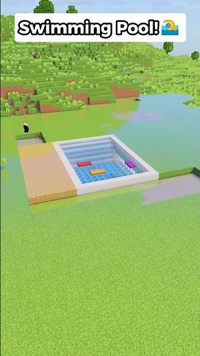 Let's Make a swimming pool in Minecraft! #minecraft
