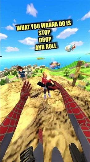 Spider-Man VR TEACHES HIS DAUGHTER #vr #virtualreality #spiderman #gaming #benbu