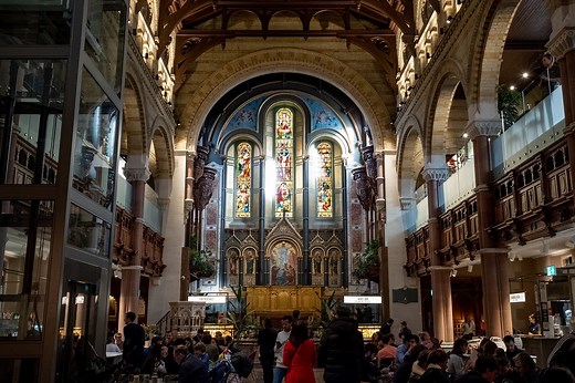 There's A Heavenly-Good Food Market Tucked Away Inside This Restored Mayfair Church