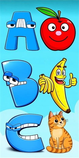 🍎ABC Phonics Song for Kids (A–H) | Fun Alphabet & Nursery Rhyme