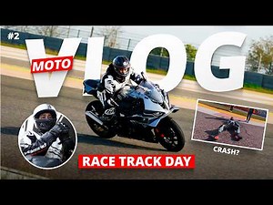 MY FIRST TRACK DAY EXPERIENCE 😱 | MOTO VLOG #2