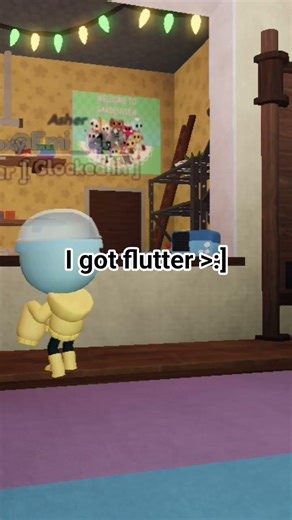 I got flutter! #dandysworld #roblox