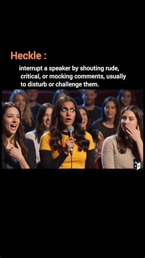 Heckle meaning Explained | Ssc, Banking and Defence | Vocabulary | Quicklearn | #heckle