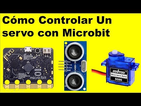 Aprende a controlar un servomotor desde la microbit🚀 | sensor ultrasonico