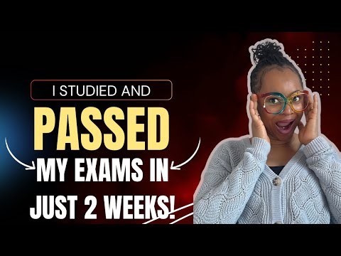 I PASSED MY EXAMS IN 2 WEEKS | And you can too- Study Tips & Tricks