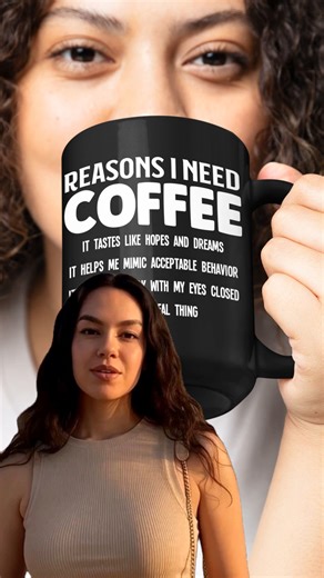 Embrace your coffee addiction with the Reasons I Need Coffee mug! Perfect for office warriors, night owls, and exhausted parents. This 15oz hug in a mug spills the tea—or coffee—on life's truths. Grab yours and conquer the chaos one sip at a time! ☕️✨ #CoffeeLover #MugLife #CaffeineFix | NTSFS | Facebook