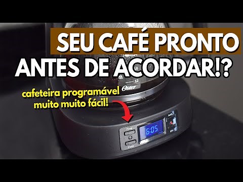 Como programar horário do café na cafeteira Oster (muito muito fácil!)