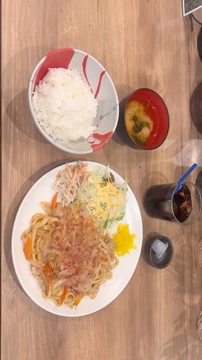 【阿倍野区】あべのベルタＢ２《喫茶みかん》にて 和牛もつ焼きうどん定食を頂く ご飯大盛り無料 大阪グルメ／大阪ランチ／ホルモン／喫茶店／食べ歩き