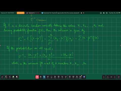 Probability Theory: Variance and Standard Deviation