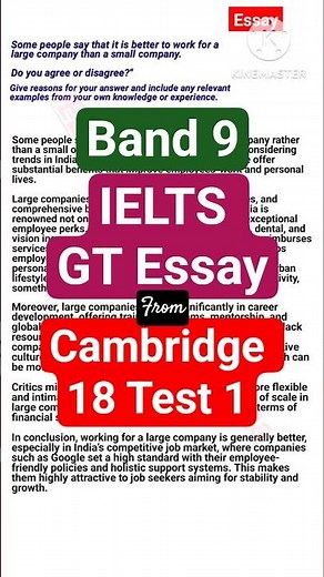 Band 9 IELTS GT Essay Cambridge 18 Test 1 #band9essay #ieltsband9 #ieltsessay