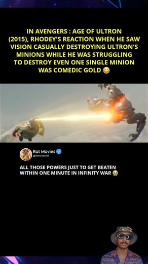 Vision vs Ultron Fight Scenes | Avengers : Age Of Ultron (2015) | #marvel