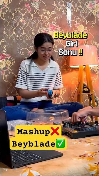 Sonu says Beyblades are important than mashups #dj #shortvideo #mashup #tmkoc #shorts