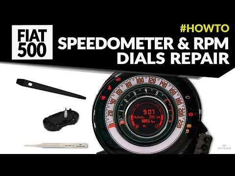 Fiat 500, Abarth 500, 595, 695 instrument clusters repair (speedometer / rev needles not working)