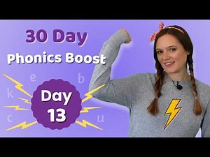 Day 13 | 30 Day Phonics Boost 📚 Learn to Read with Sounds, Blending & CVC Words | British Teacher