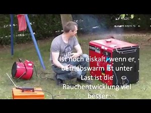 Dieselgenerator Matrix PG 6000D Testlauf