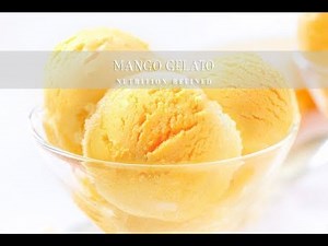 Mango Gelato (No Churn Ice Cream) | Vegan, Paleo