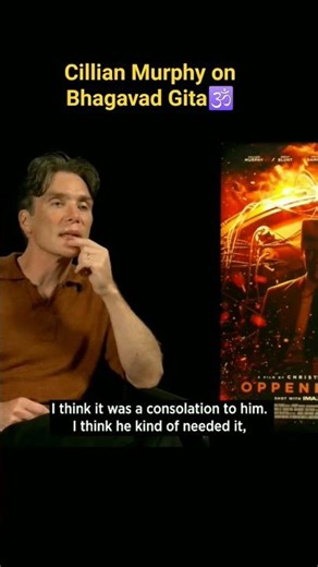 How Cillian Murphy Used the Bhagavad Gita to Prepare for Oppenheimer?