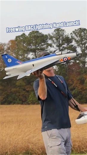 Freewing 64mm BAC Lightning Hand Launch! #new #aviation #rcplane