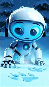 Robot Peter Discovers Mysterious Wolf Tracks