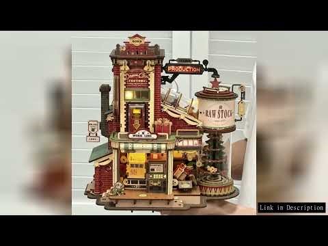 Hot New Dream Gift Factory 3d Wooden Puzzles Wooden Music Box Christmas Wooden Model Kits Build Best