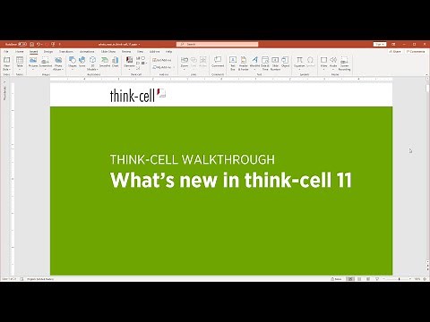 What's new in think-cell 11