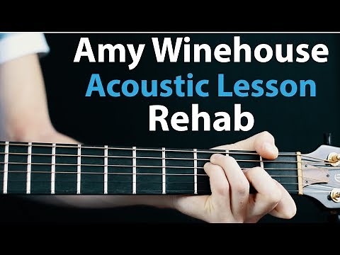 Rehab - Amy Winehouse: Acoustic Guitar Lesson 🎸How To Play Chords/Rhythms