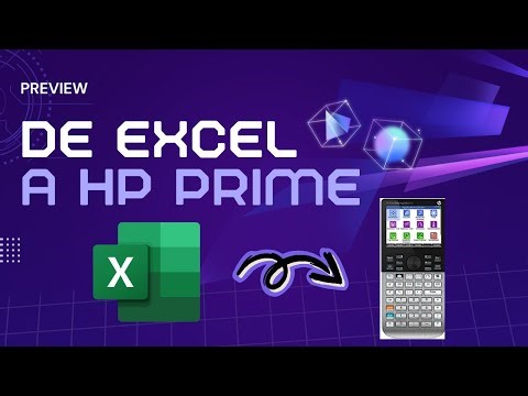 Pasar de excel a Hp prime en segundos y sin errores de ofrmulas o columnas (PREVIEW)