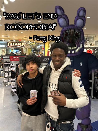 “2026 LET’S END ROBOPHOBIA” - Furry King 🐺👑 WOLF PACK! 🛡️⚔️🐺 LET’S LOVE EACH OTHER 🫂 #fnaf #fivenightsatfreddys #witheredbonnie #bonnie #meme
