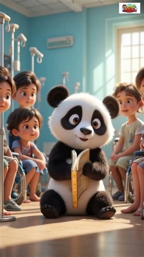 Panda Baby Playing 🐼 | Cute Cartoon Panda #babycartoon #cartoon #kidsvideo