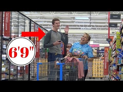 Tall Guy (6'9") Asks Short People About Height 2 - Prank