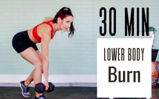 【Healthy Fit With Ty】30分钟哑铃下肢轰炸训练|201208