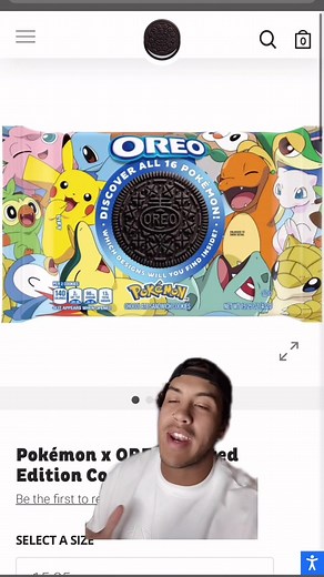 Official Pokemon x Oreo Collaboration: Catch 'em All Embossed Pokemon Ore