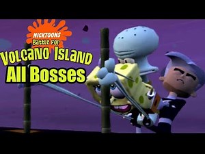 Nicktoons Battle for Volcano Island All Bosses